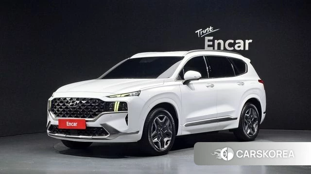 Hyundai The New Santa Fe 2023 Белый из Кореи