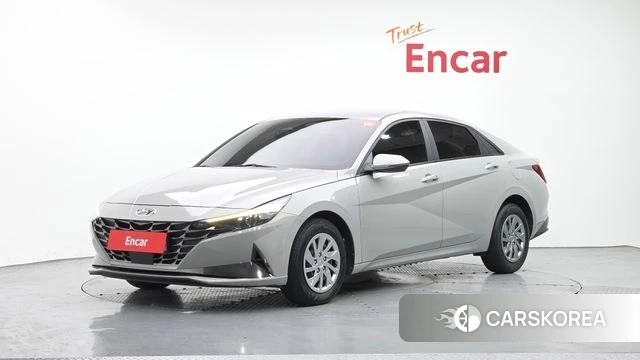 Hyundai Avante (CN7) 2021 Серебристо-серый из Кореи