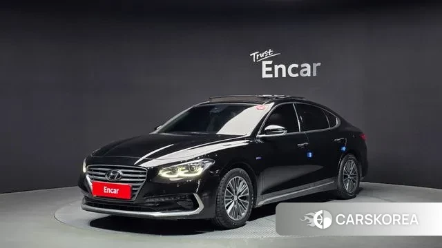 Hyundai Grandeur IG Hybrid 2018 Черный из Кореи
