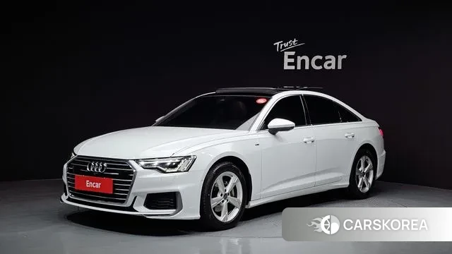 Audi A6 (C8) 2020 Белый из Кореи