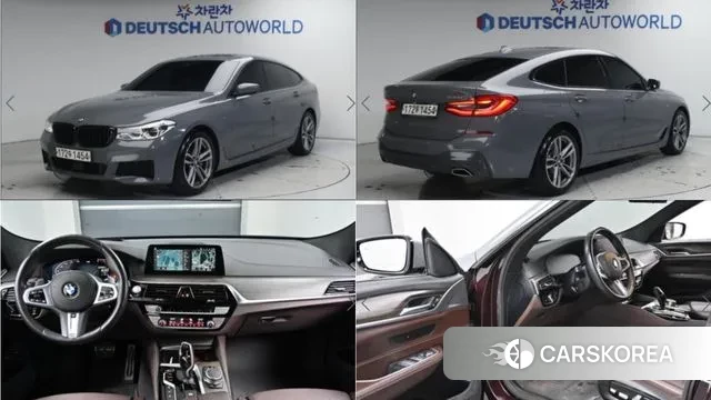 BMW 6 Series GT (G32) 2020 Серый из Кореи
