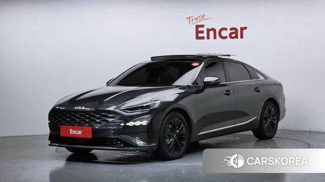 Kia K8 Hybrid 2023 Серый из Кореи