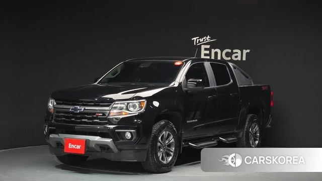 Chevrolet (GM Daewoo) Real New Colorado 2021 Черный из Кореи