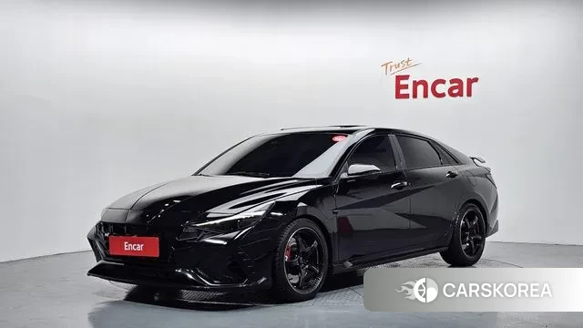 Hyundai Avante (CN7) 2022 Черный из Кореи