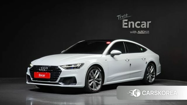 Audi A7 (4K) 2021 Белый из Кореи