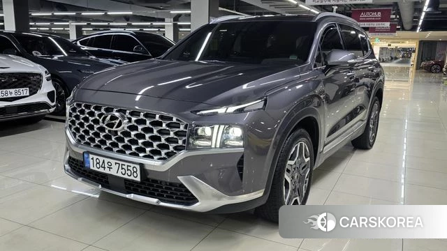 Hyundai The New Santa Fe 2021 Серый из Кореи