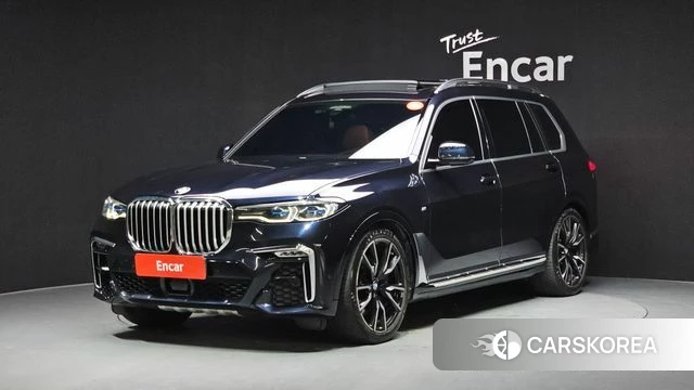 BMW X7 (G07) 2021 Синий из Кореи