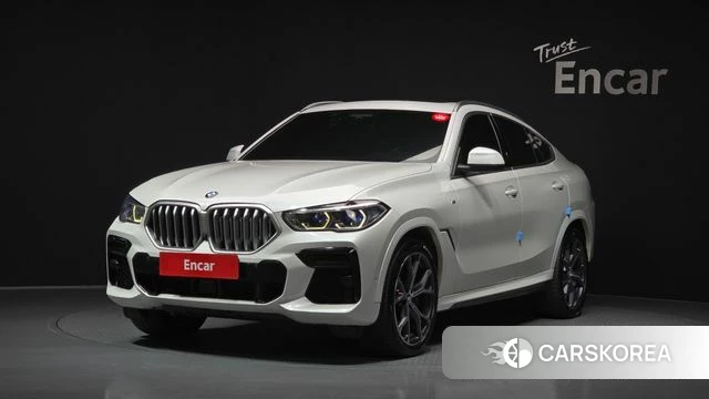 BMW X6 (G06) 2022 Белый из Кореи