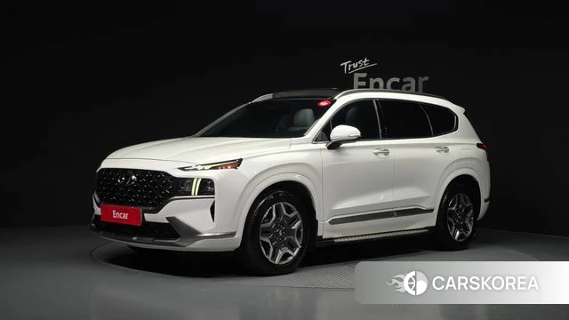 Hyundai The New Santa Fe 2022 Белый из Кореи