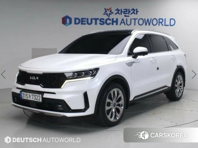 Kia Sorento 4th Generation 2022 Белый из Кореи