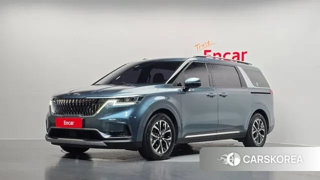 Kia Carnival 4th generation 2021 Небесно-голубой из Кореи