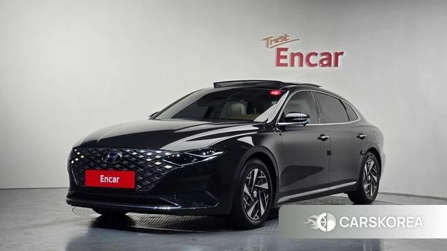 Hyundai The New Grandeur IG Hybrid 2020 Черный из Кореи