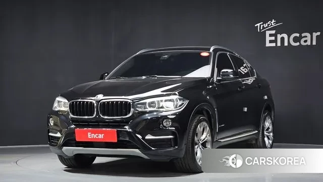 BMW X6 (F16) 2018 Черный из Кореи