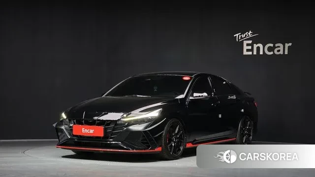 Hyundai Avante (CN7) 2022 Черный из Кореи