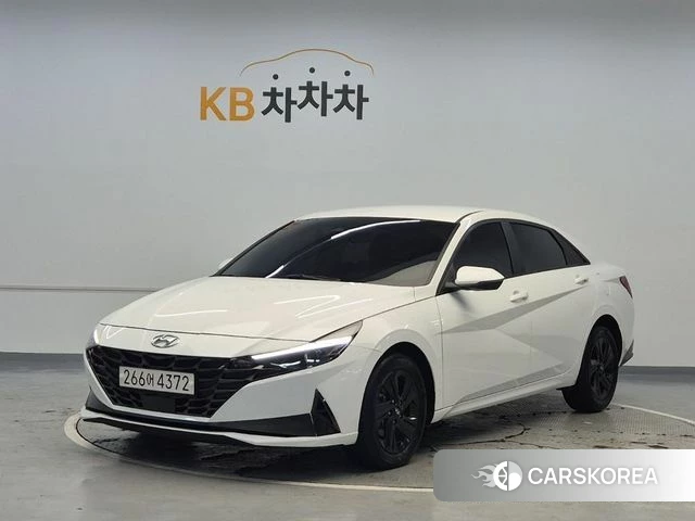 Hyundai Avante (CN7) 2022 Белый из Кореи