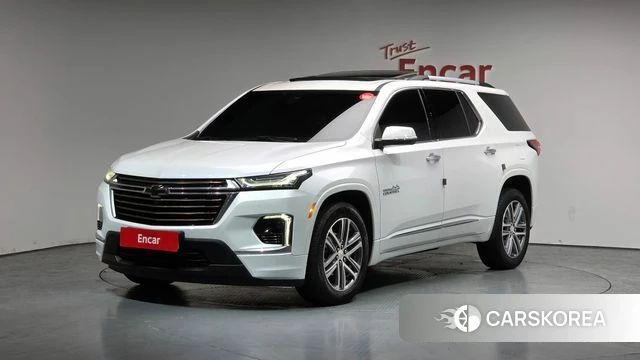 Chevrolet (GM Daewoo) Traverse 2023 Белый из Кореи