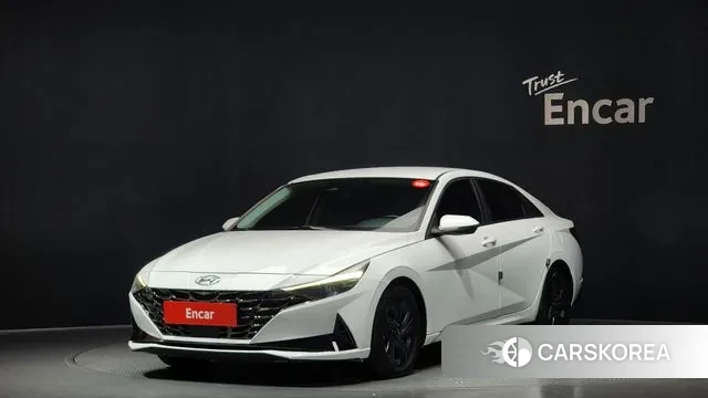 Hyundai Avante (CN7) 2022 Белый из Кореи