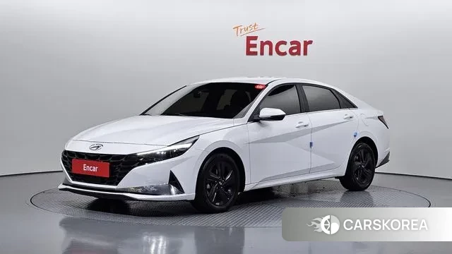 Hyundai Avante (CN7) 2020 Белый из Кореи