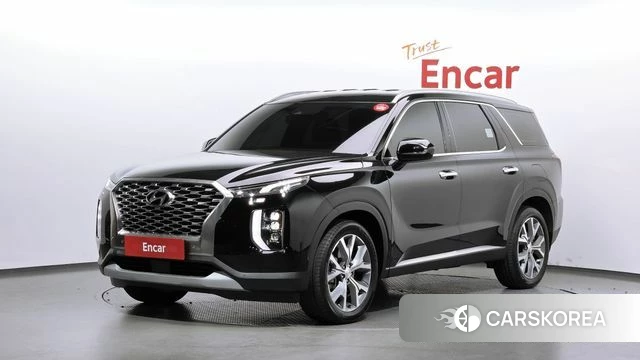 Hyundai Palisade 2021 Черный из Кореи