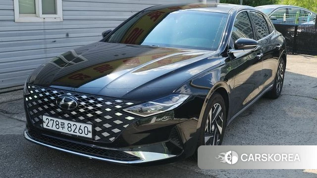 Hyundai The New Grandeur IG Hybrid 2020 Черный из Кореи