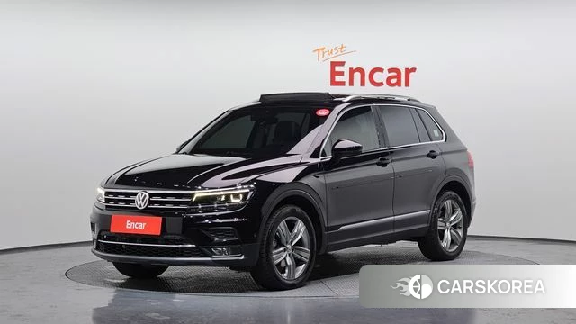 Volkswagen Tiguan second Generation 2018 Черный из Кореи