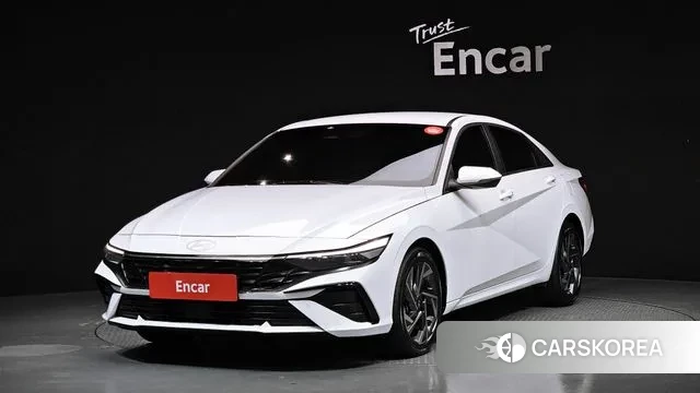 Hyundai The New Avante (CN7) 2023 Белый из Кореи