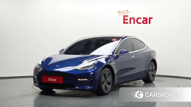 Tesla Model 3 2020 Синий из Кореи