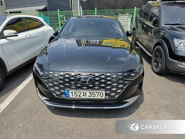 Hyundai The New Grandeur IG Hybrid 2022 Черный из Кореи