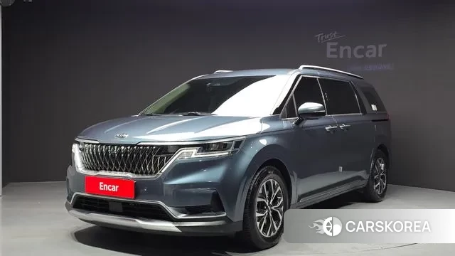 Kia Carnival 4th generation 2021 Небесно-голубой из Кореи