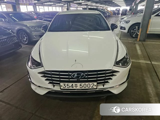 Hyundai Sonata Hybrid (DN8) 2019 Белый из Кореи