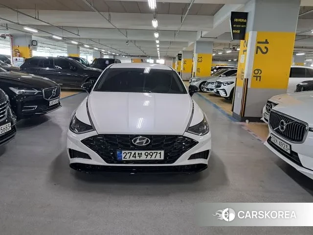Hyundai Sonata (DN8) 2021 Белый из Кореи