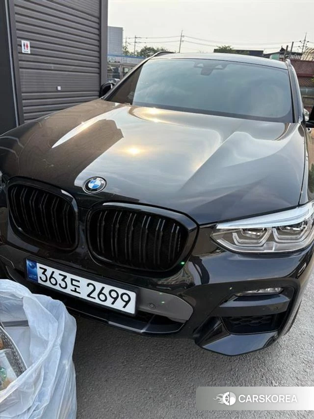 BMW X4 (G02) 2020 Черный из Кореи