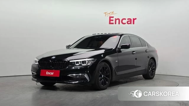 BMW 5 Series (G30) 2018 Черный из Кореи