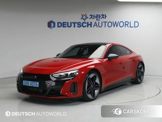 Audi RS e-Tron GT 2022 Красный из Кореи