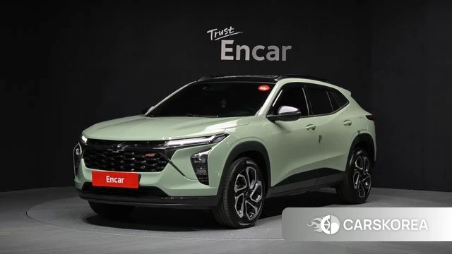 Chevrolet (GM Daewoo) Trax Crossover 2023 Зеленый из Кореи