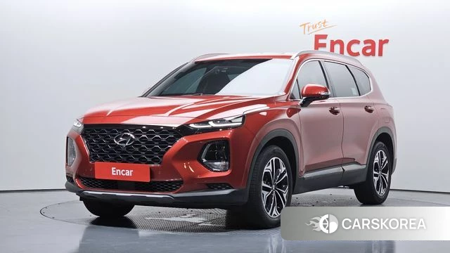 Hyundai Santa Fe TM 2018 Красный из Кореи