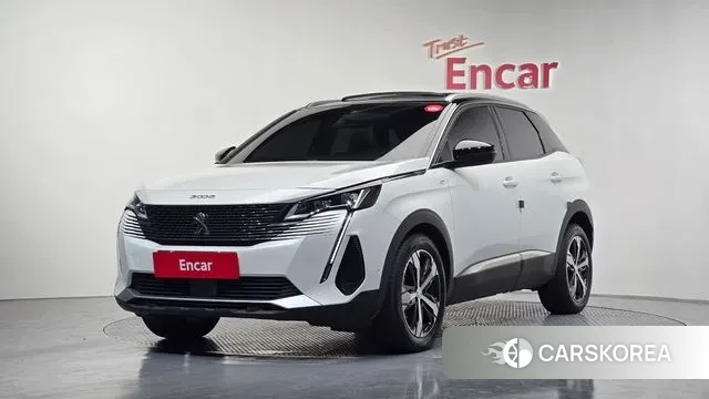 Peugeot 3008 second generation 2021 Белый из Кореи