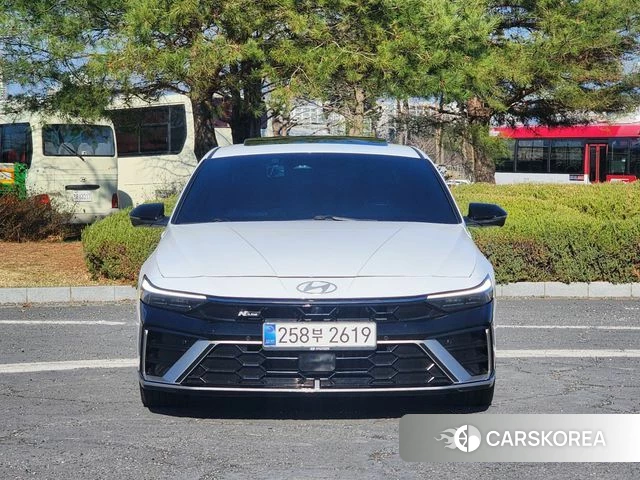 Hyundai The New Avante (CN7) 2024 Белый из Кореи