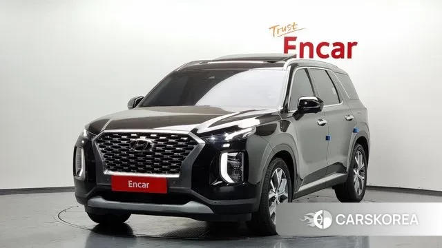 Hyundai Palisade 2021 Черный из Кореи