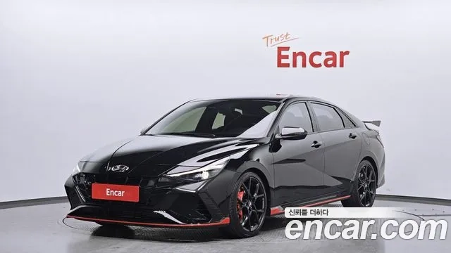 Hyundai Avante (CN7) 2022 Черный из Кореи