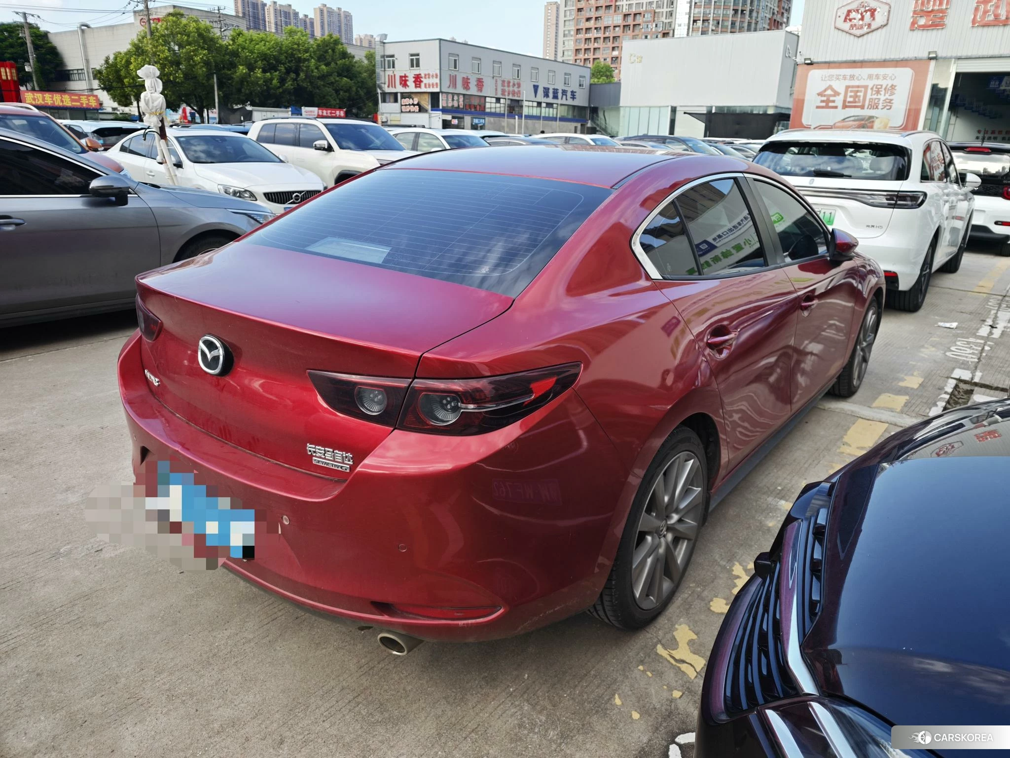Mazda 3 2019 Красный из Китая