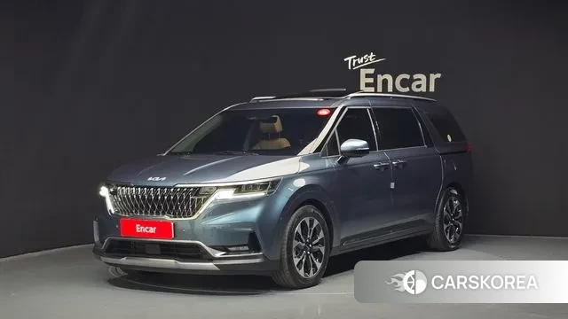 Kia Carnival 4th generation 2022 Небесно-голубой из Кореи