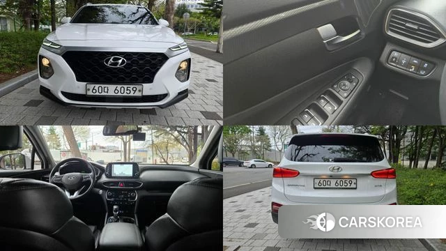 Hyundai Santa Fe TM 2019 Белый из Кореи