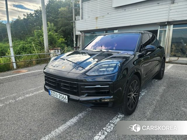 Porsche Cayenne (PO536) 2024 Черный из Кореи