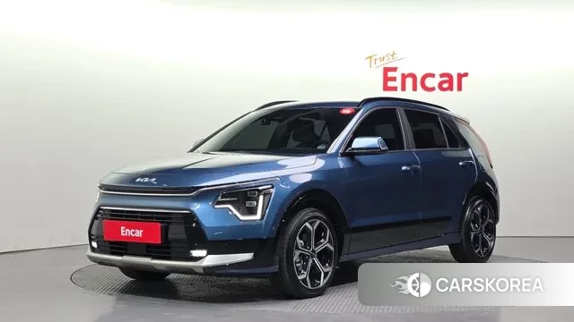 Kia Di Ol Nu Niro 2023 Синий из Кореи