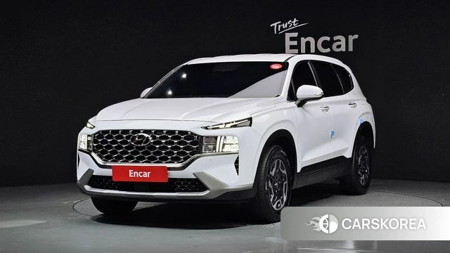 Hyundai The New Santa Fe 2022 Белый из Кореи