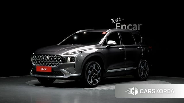 Hyundai The New Santa Fe 2021 Серый из Кореи