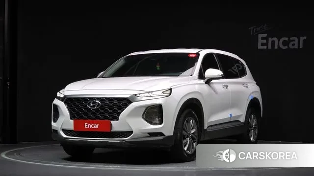 Hyundai Santa Fe TM 2019 Белый из Кореи