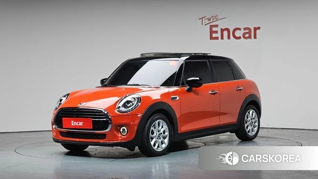 Mini Cooper 2021 Оранжевый из Кореи