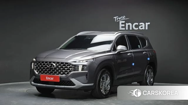 Hyundai The New Santa Fe 2022 Серый из Кореи